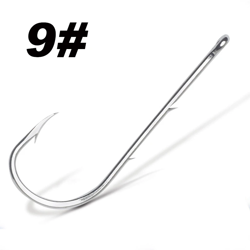 50pcs/lot Long Shank Fishing Hook For Fishing Live Bait With Double Bait Keeper Barbs High Carbon Steel With Anti-rust Fishhooks - Image 17