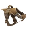 1000D Vest Molle Dog Vest Training Hunting Quick Release Service Outdoor Dog Vest Tactical Nylon Dog Harness Set - Image 7