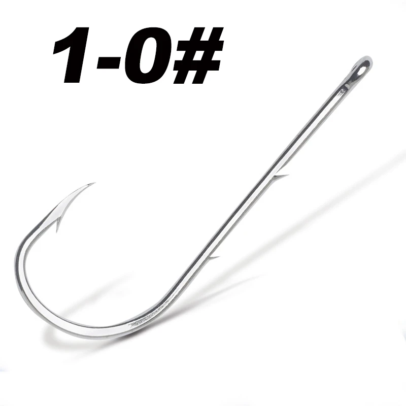 50pcs/lot Long Shank Fishing Hook For Fishing Live Bait With Double Bait Keeper Barbs High Carbon Steel With Anti-rust Fishhooks - Image 10