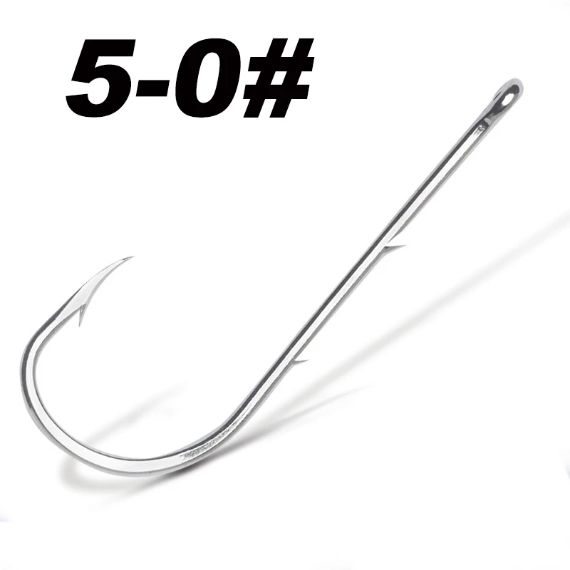 50pcs/lot Long Shank Fishing Hook For Fishing Live Bait With Double Bait Keeper Barbs High Carbon Steel With Anti-rust Fishhooks - Image 24