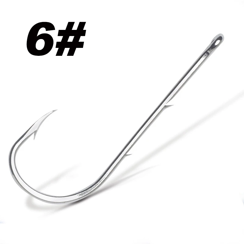 50pcs/lot Long Shank Fishing Hook For Fishing Live Bait With Double Bait Keeper Barbs High Carbon Steel With Anti-rust Fishhooks - Image 16