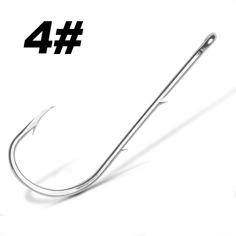 50pcs/lot Long Shank Fishing Hook For Fishing Live Bait With Double Bait Keeper Barbs High Carbon Steel With Anti-rust Fishhooks - Image 14