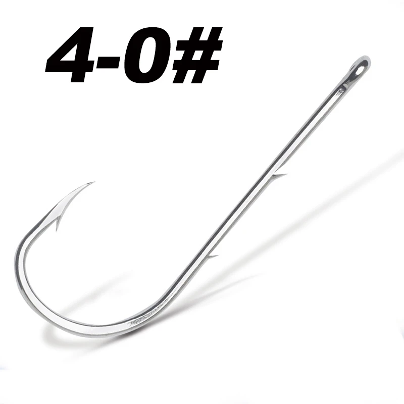 50pcs/lot Long Shank Fishing Hook For Fishing Live Bait With Double Bait Keeper Barbs High Carbon Steel With Anti-rust Fishhooks - Image 23
