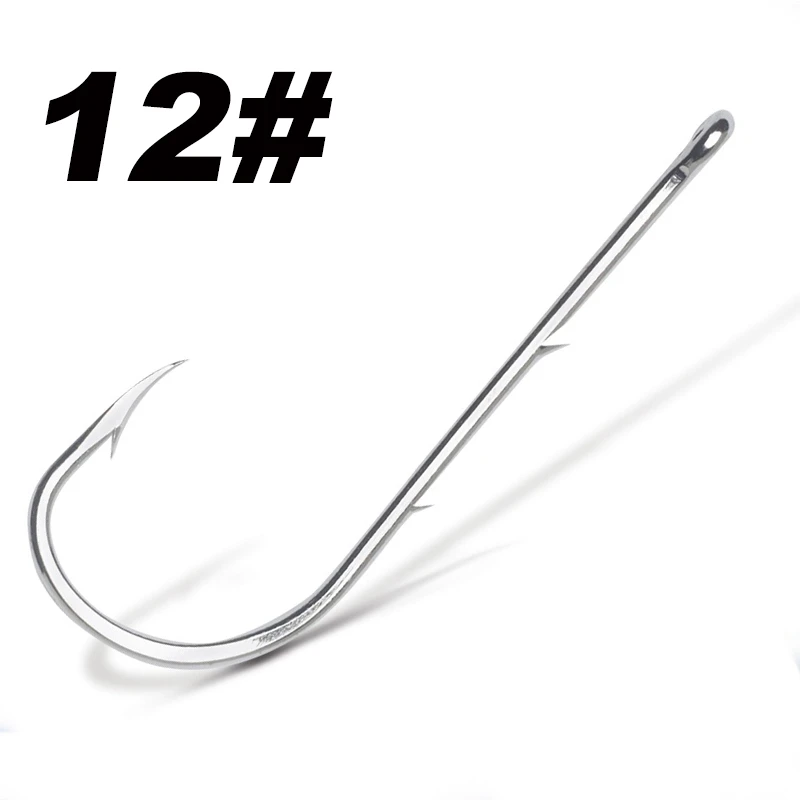 50pcs/lot Long Shank Fishing Hook For Fishing Live Bait With Double Bait Keeper Barbs High Carbon Steel With Anti-rust Fishhooks - Image 21