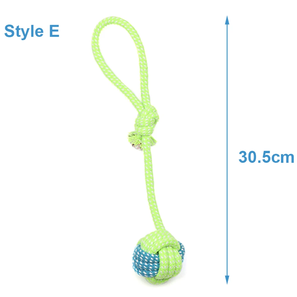 Dog Toy Rope Ball Toy for Small Medium Dogs Outdoor Training Toy for Dogs Teeth Cleaning Tug Toy Interactive Knot Rope TY0078 - Image 13