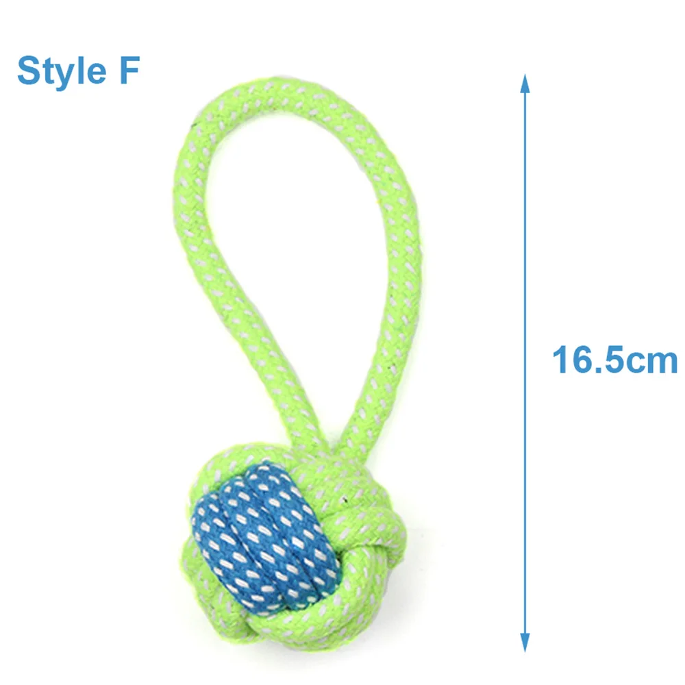 Dog Toy Rope Ball Toy for Small Medium Dogs Outdoor Training Toy for Dogs Teeth Cleaning Tug Toy Interactive Knot Rope TY0078 - Image 9