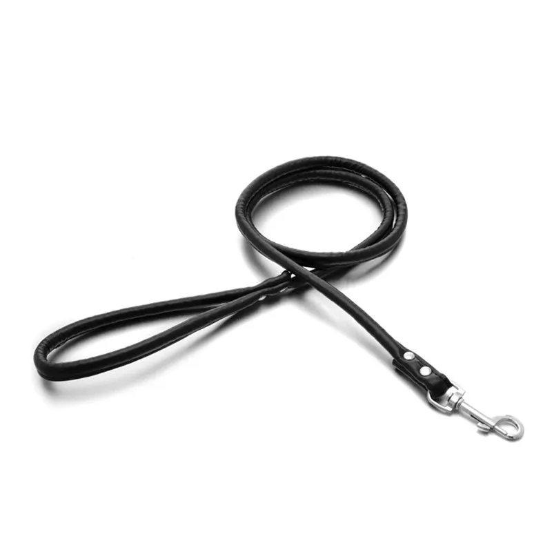 Pet Cat Puppy Dogs Leash Long Smooth PU Leather Leashes Solid Dog Walker Dog Pet Accessories with 5 Color - Image 3