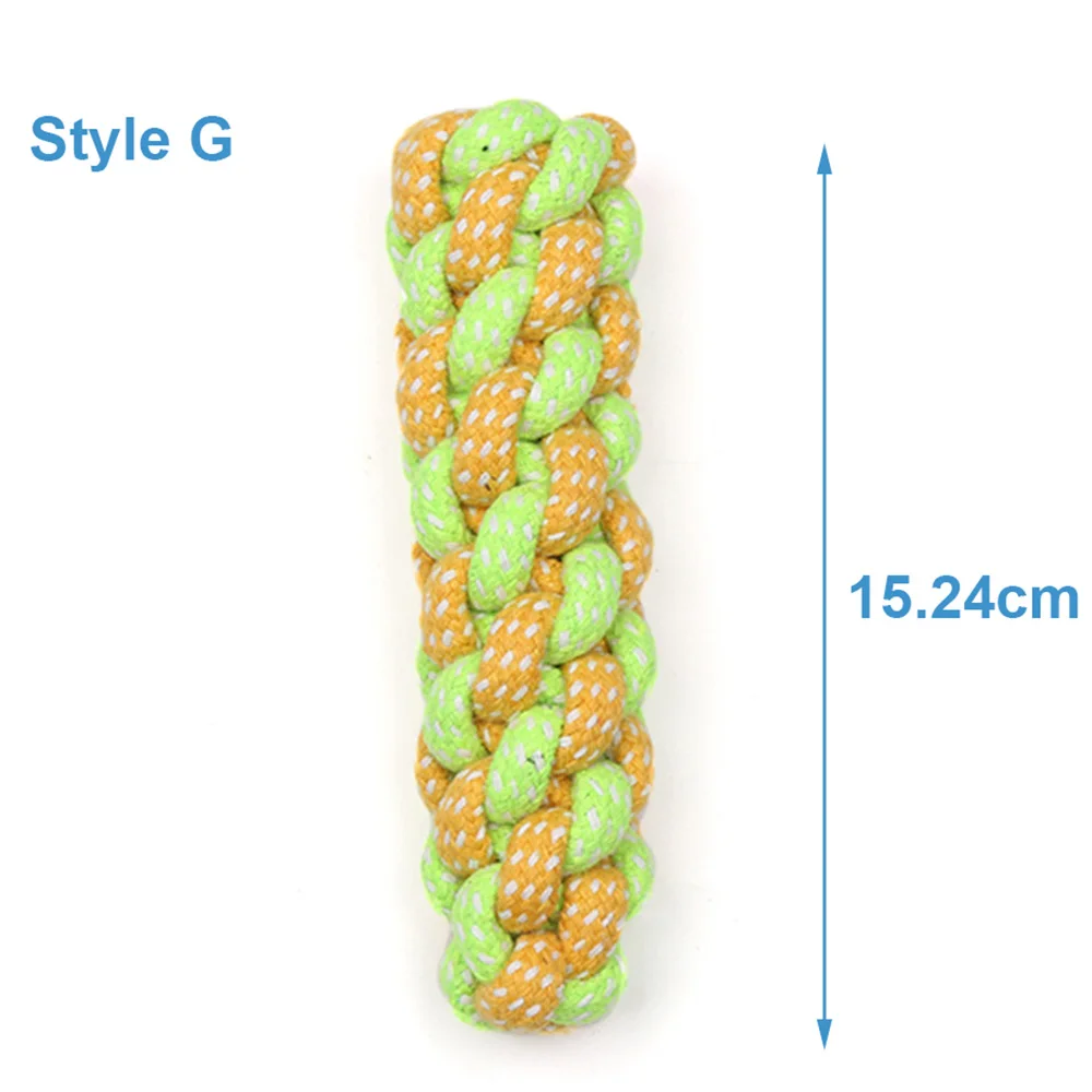 Dog Toy Rope Ball Toy for Small Medium Dogs Outdoor Training Toy for Dogs Teeth Cleaning Tug Toy Interactive Knot Rope TY0078 - Image 8