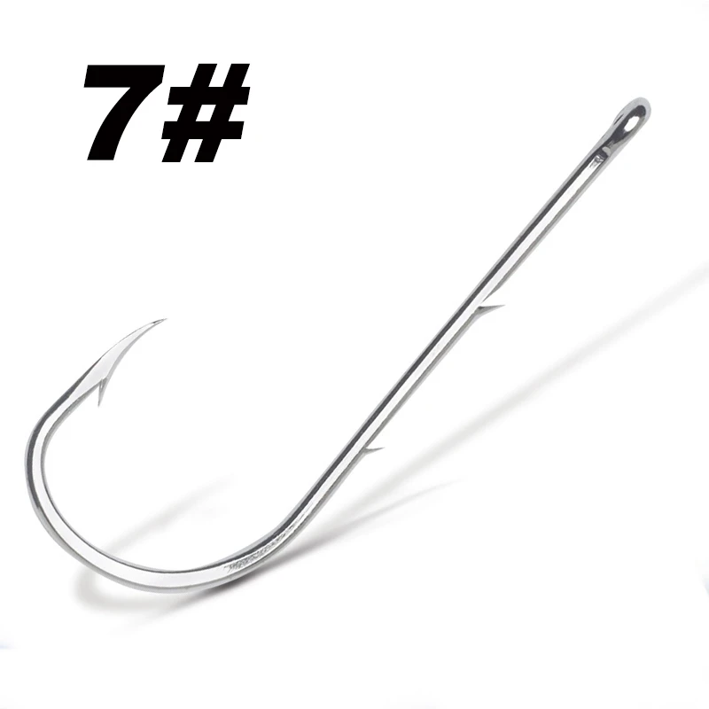 50pcs/lot Long Shank Fishing Hook For Fishing Live Bait With Double Bait Keeper Barbs High Carbon Steel With Anti-rust Fishhooks - Image 15