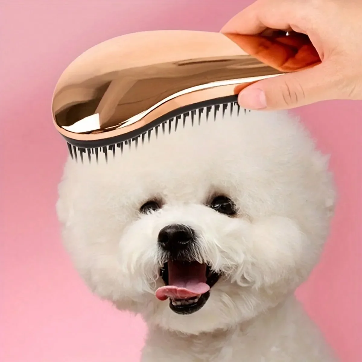 2-In-1 Dog Grooming Comb And Massage Brush Removes Hair And Relaxes Your Pet Perfect For Bath Time Floating Design For Easy Use