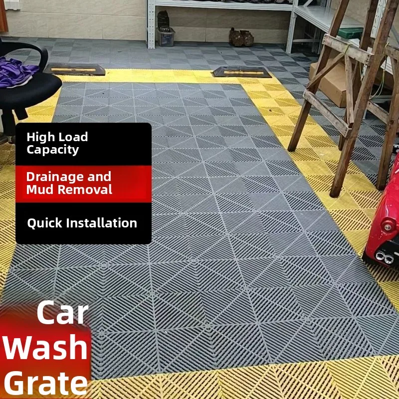 Thiened Plastic id Mat Anti Moisture Platform Carriage Wa Room Non-Slip Interloing Floor Pads Commercial Use Stripe P...