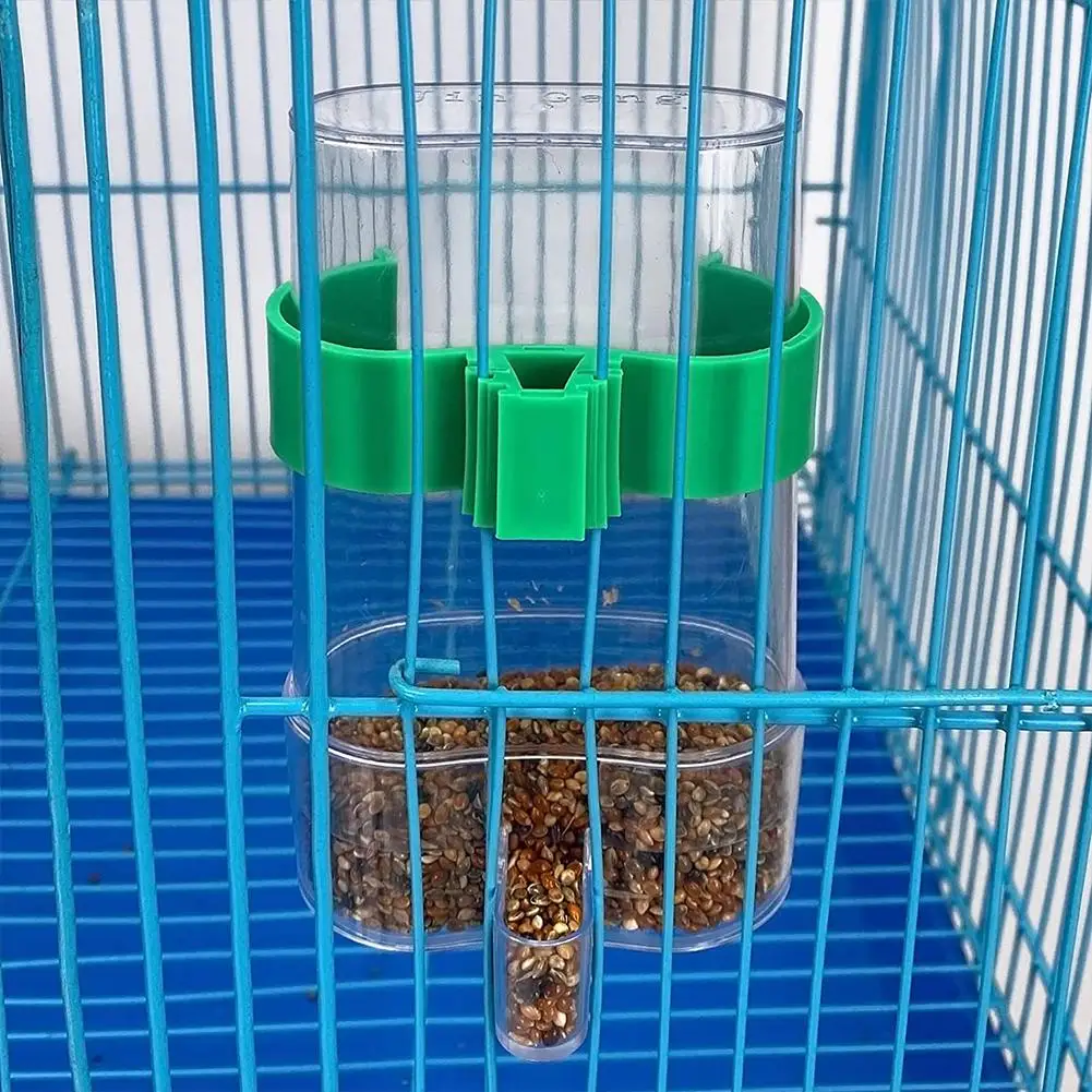 Birds Feeding Watering Bird High-quality Plastic Feeder Food Water Feeding Automatic Drinker Parrot Pet Dispenser Bird Food Box - Image 3