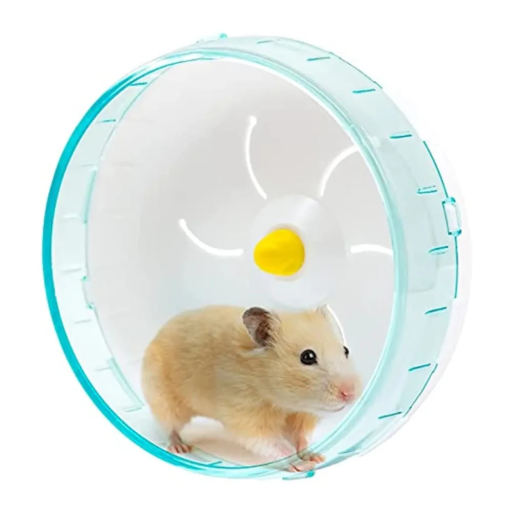 Hamster Running Disc Toy Sport Running Silent Transparent Small Pet Rotatory Jogging Wheel Wheel Toys pet Hamster Cage Supplies - Image 6