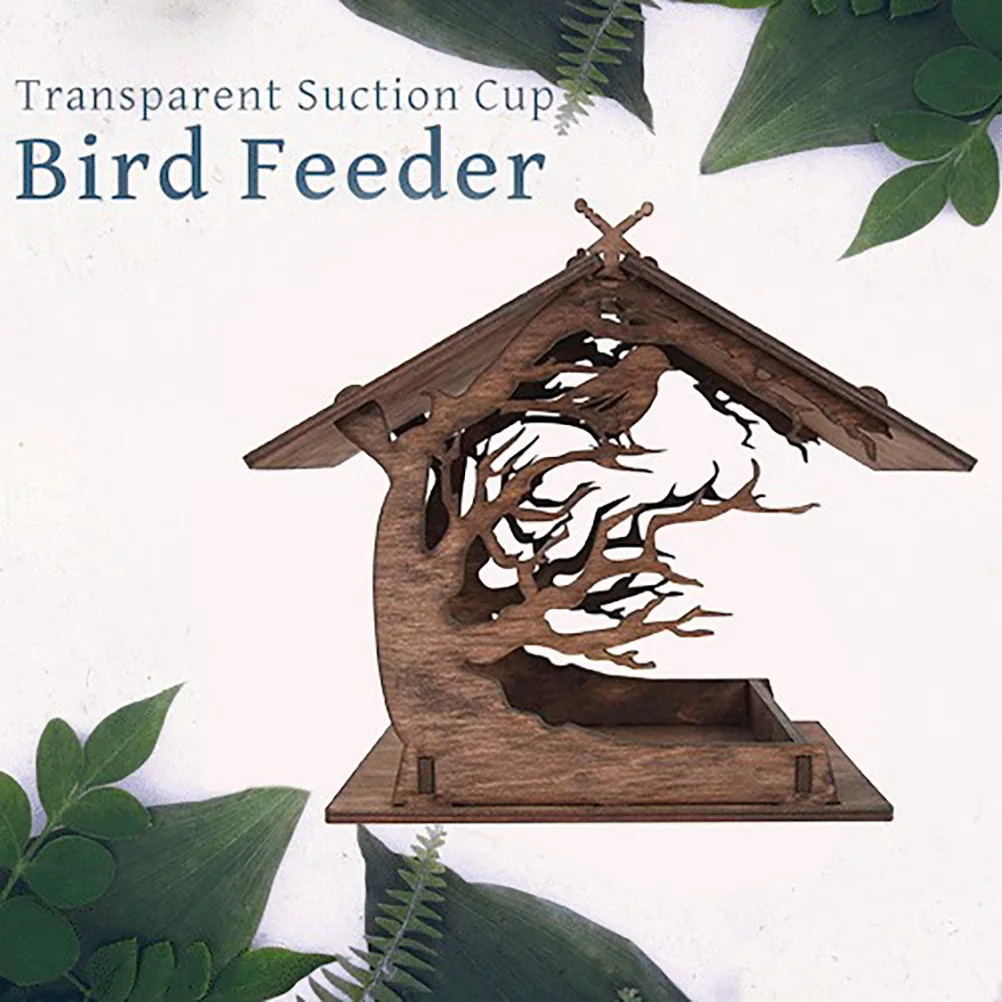DIY Assemble Wood Birds Food Holder Outdoor Hanging Birds Food Holder Pet Supplies Durable Diy Bird Feeder Garden Decor - Image 2