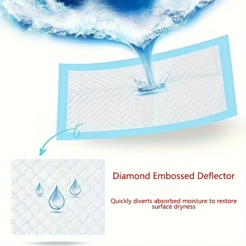 50-100pcs Disposable Pet Pads Dog Urine Diapers Quick Dry Absorbent Pet Pee Potty Pads Mat For Dog Pet Clean Cushion Supplier - Image 4