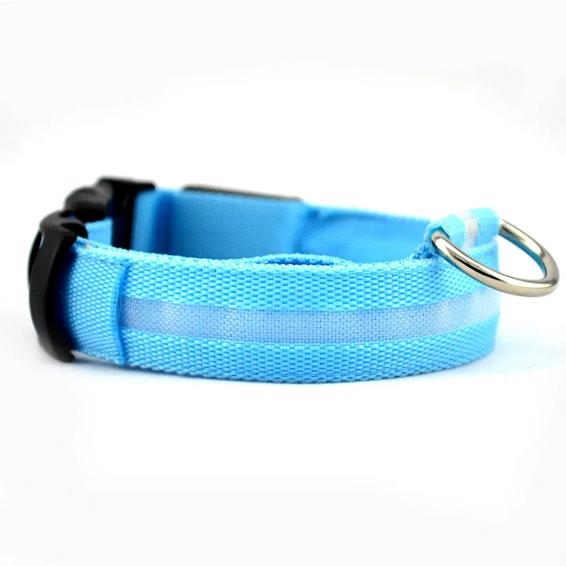 Dog Collar LED Light Electronic Night Safety Anti-Lost Nylon Adjustable Luminous Glowing Collar For Dogs Cats Pet Products Xs-XL - Image 8