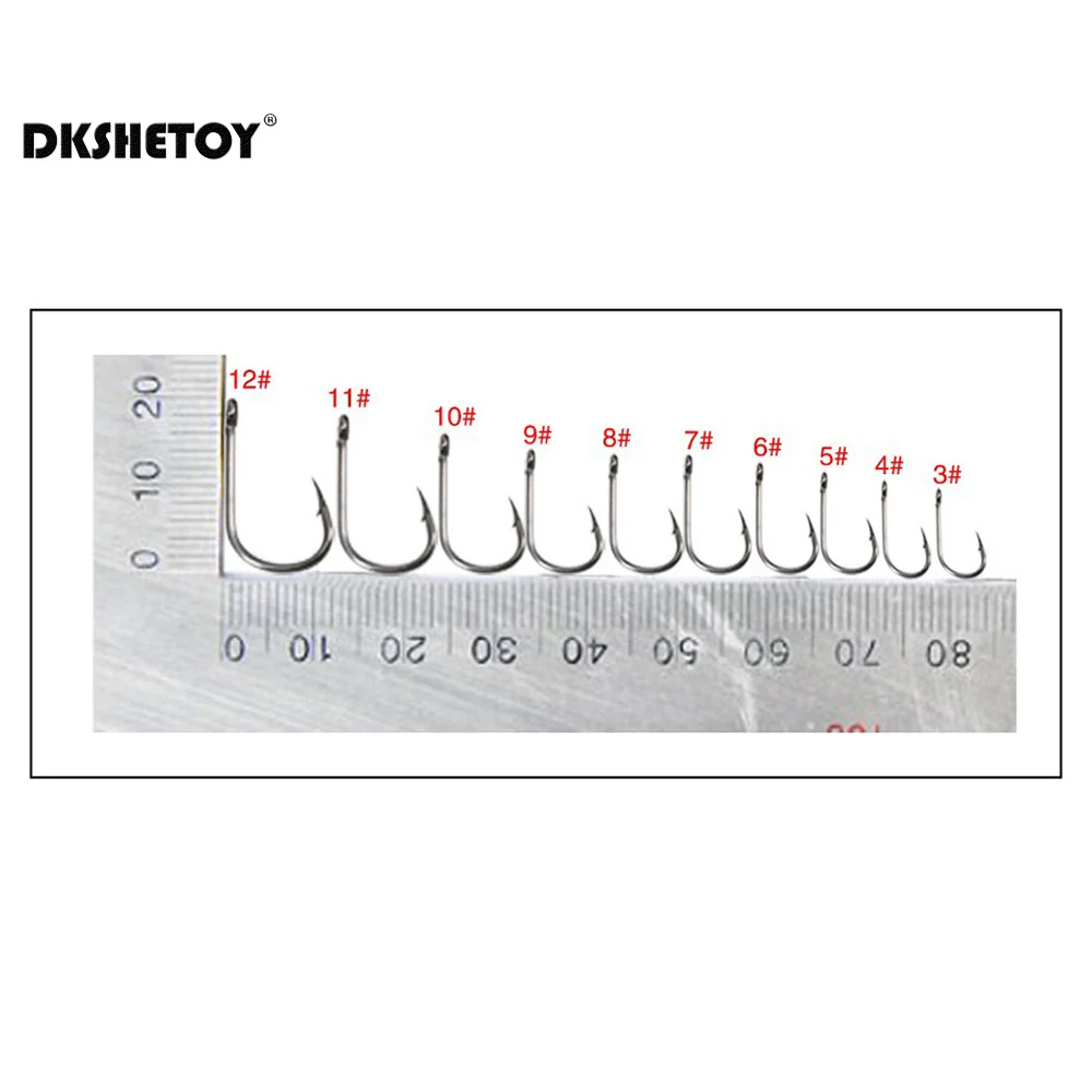 100-1000pcs Fish Hooks with barbed fishhook For Bait With Plastic Box Kit For Saltwater Freshwater fishing tools - Image 3