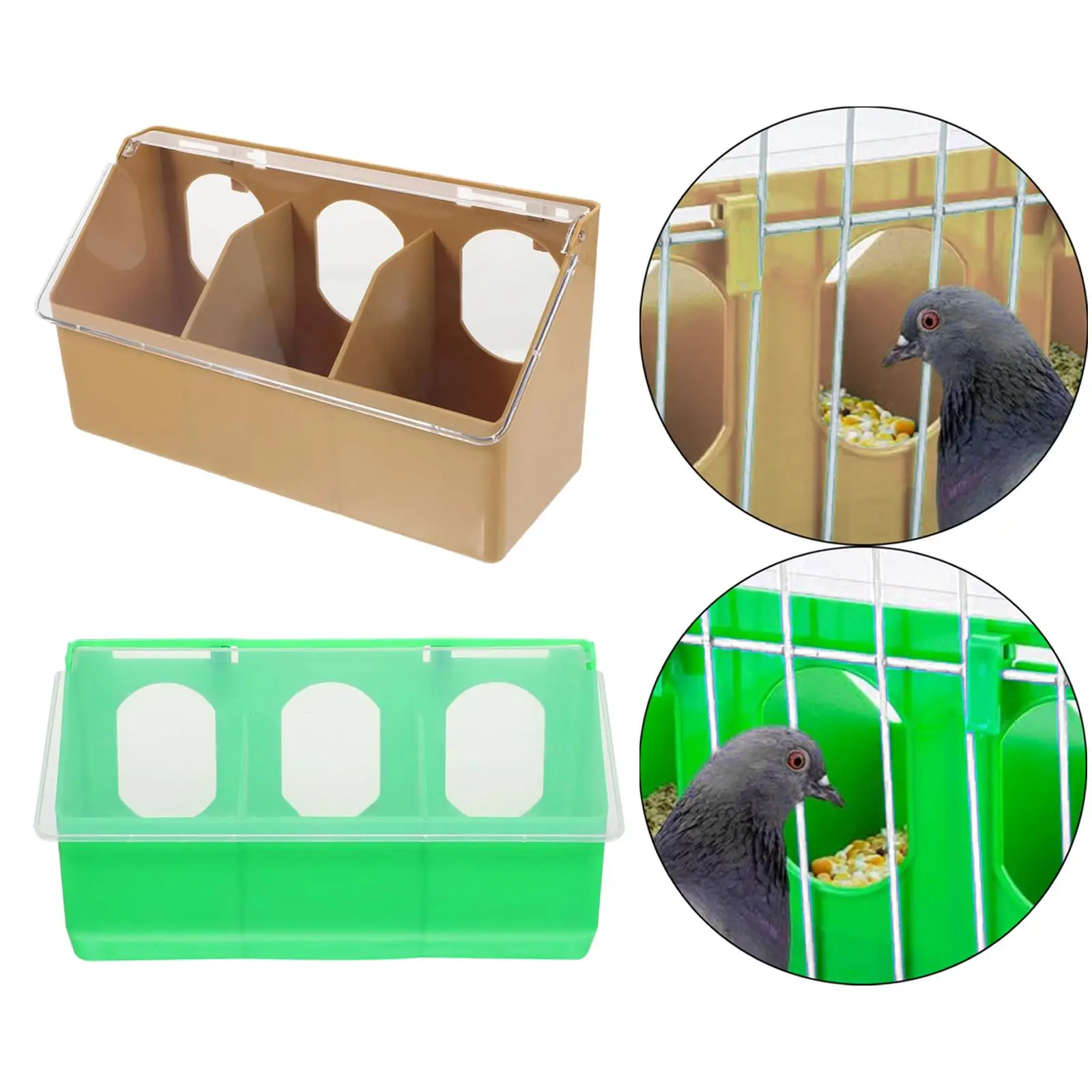 Pigeon Feeder, Bird Food, Hanging Box, Pet Bowl, Thick Waterer, Duck, Hamster,