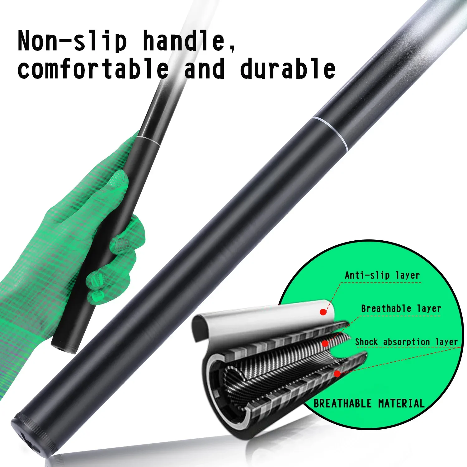 Sougayilang Carp Fishing Rod 2.7/3.6/4.5/5.4M Portable Ultra Light Telescopic Fishing Pole Max Drag 5Kg Fishing Tools - Image 6