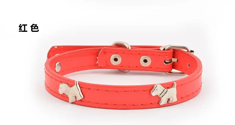 Dog Collars Solid 10 Colors Size Adjustable Suitable for Medium and Small Pets Blue Teddy Red Chihuahua Cat Necklace Puppy Scarf - Image 16