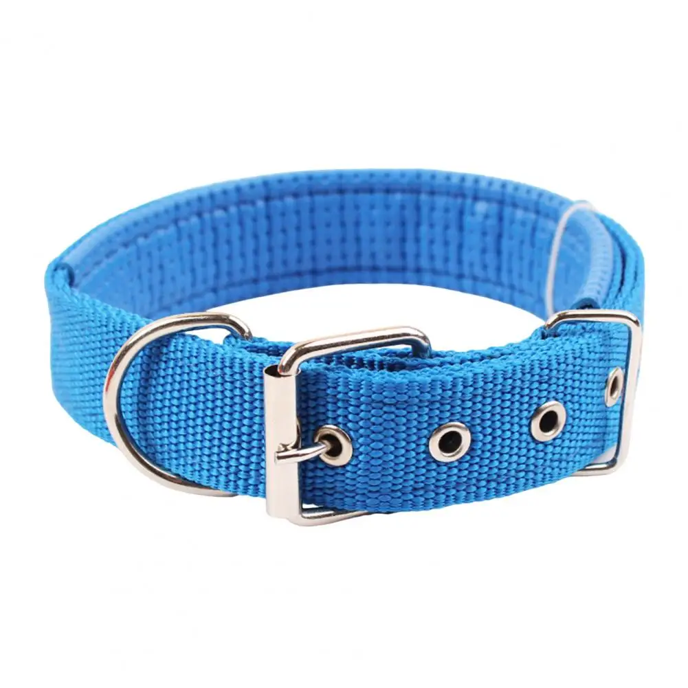Dog Collars,Nylon,Adjustable Dog Neck Circle,Long-lasting Pet Neck Strap,with Traction Ring,Teddy Keji Pitbull,Pet Supplies - Image 9