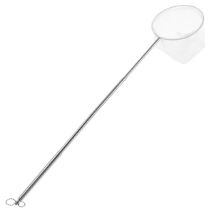 Telescopic Aquarium Fish Shrimp Net With Fine Mesh 3D Stainless Steel Small Fishing Net For Small Fish Tanks Extendable Handle
