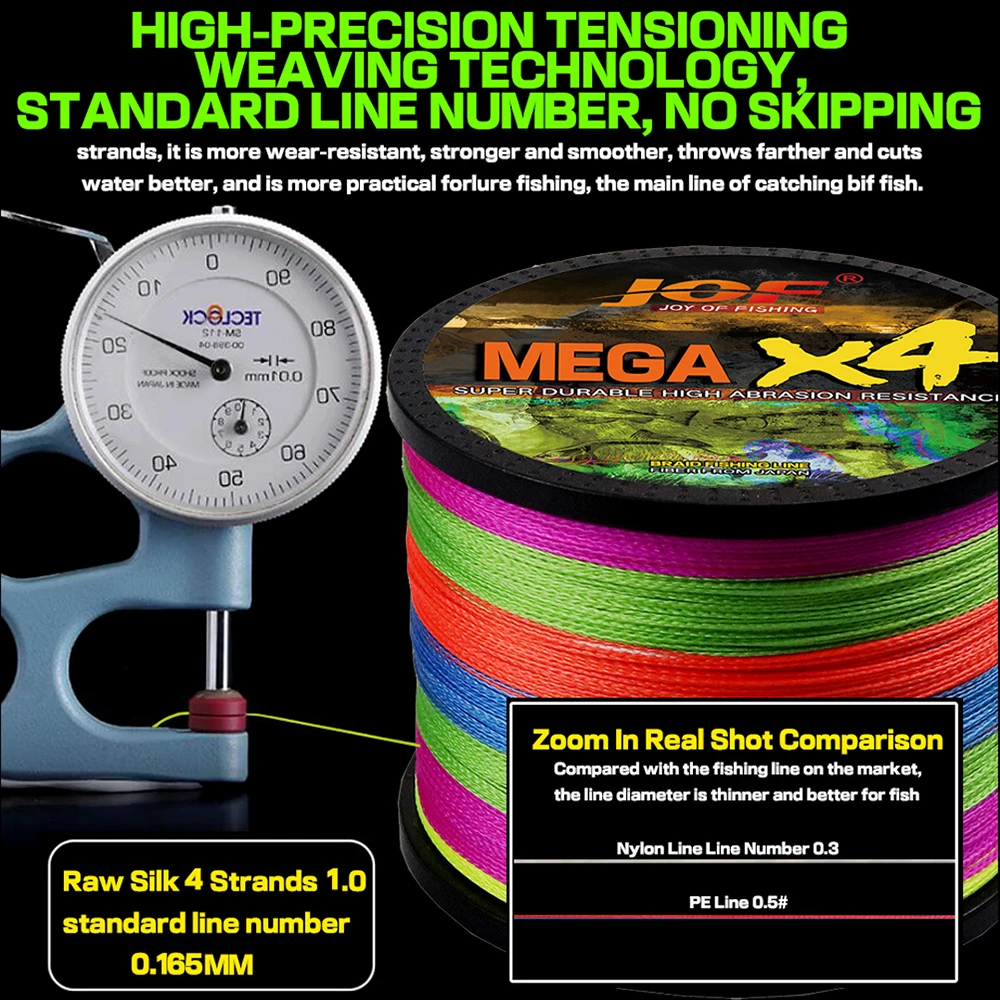 Fishing Lines X4 PE Line Multifilament Wire Multicolored Cord 100M Thin and Smooth 10lb 12lb 18lb 28lb 35lb 40lb 5lb 60lb 80lb - Image 5