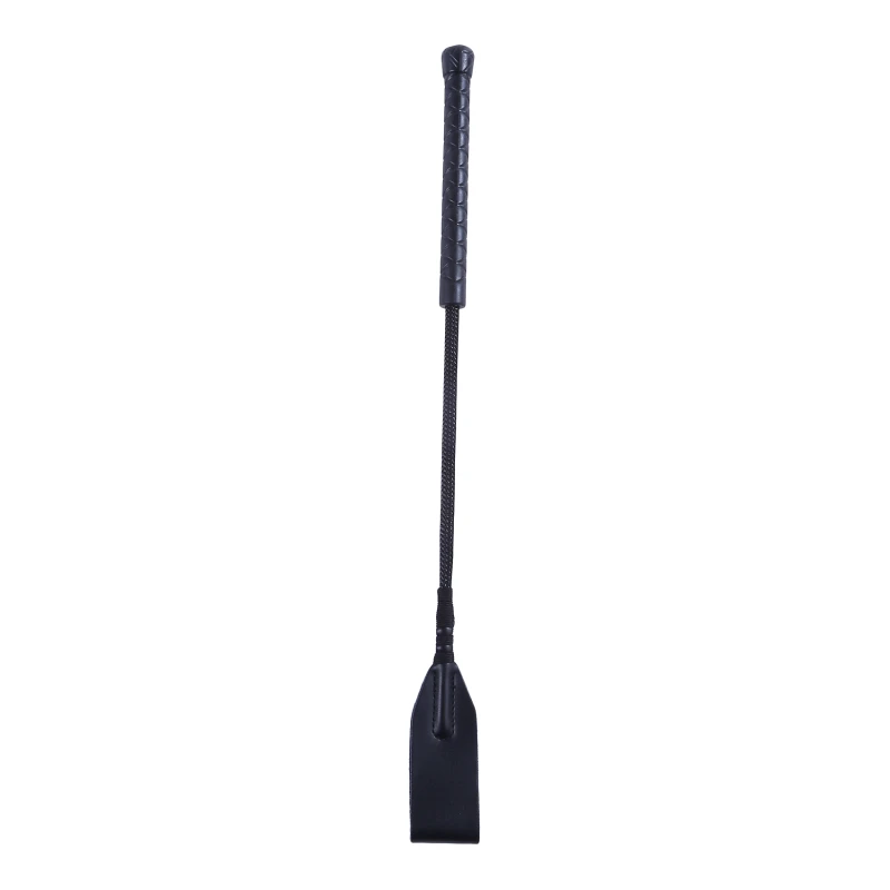 Portable Pointer Equestrian Training Horse Whip Stage Performance Props Lash Supplies Racing Riding Crop With Handle PU Leather - Image 6