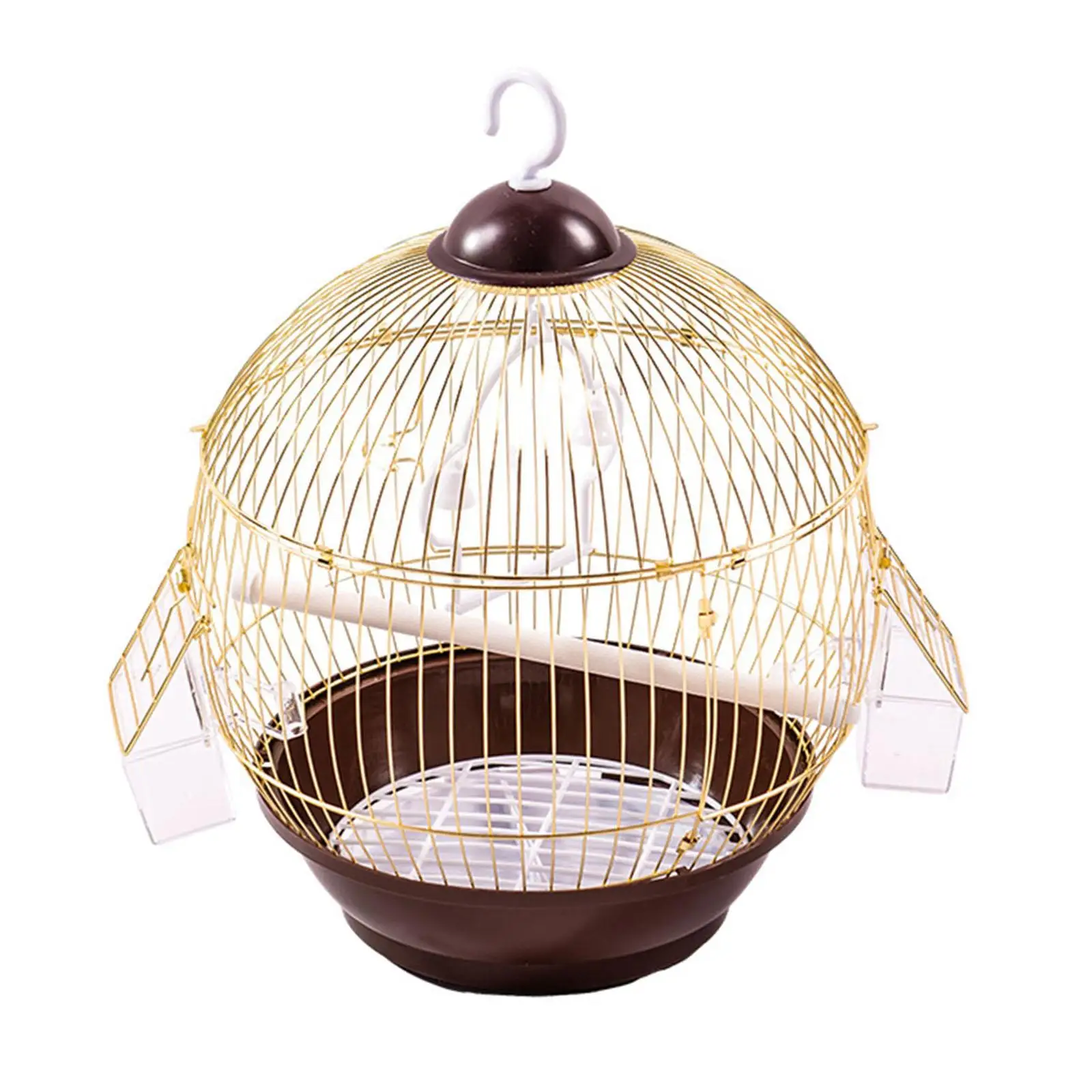 Birdcage with Food Bowl Hanging Indoor Accessories Stand Cage Hanging Cage for Parrot Small Birds Cockatiels Canary Cockatoos - Image 3