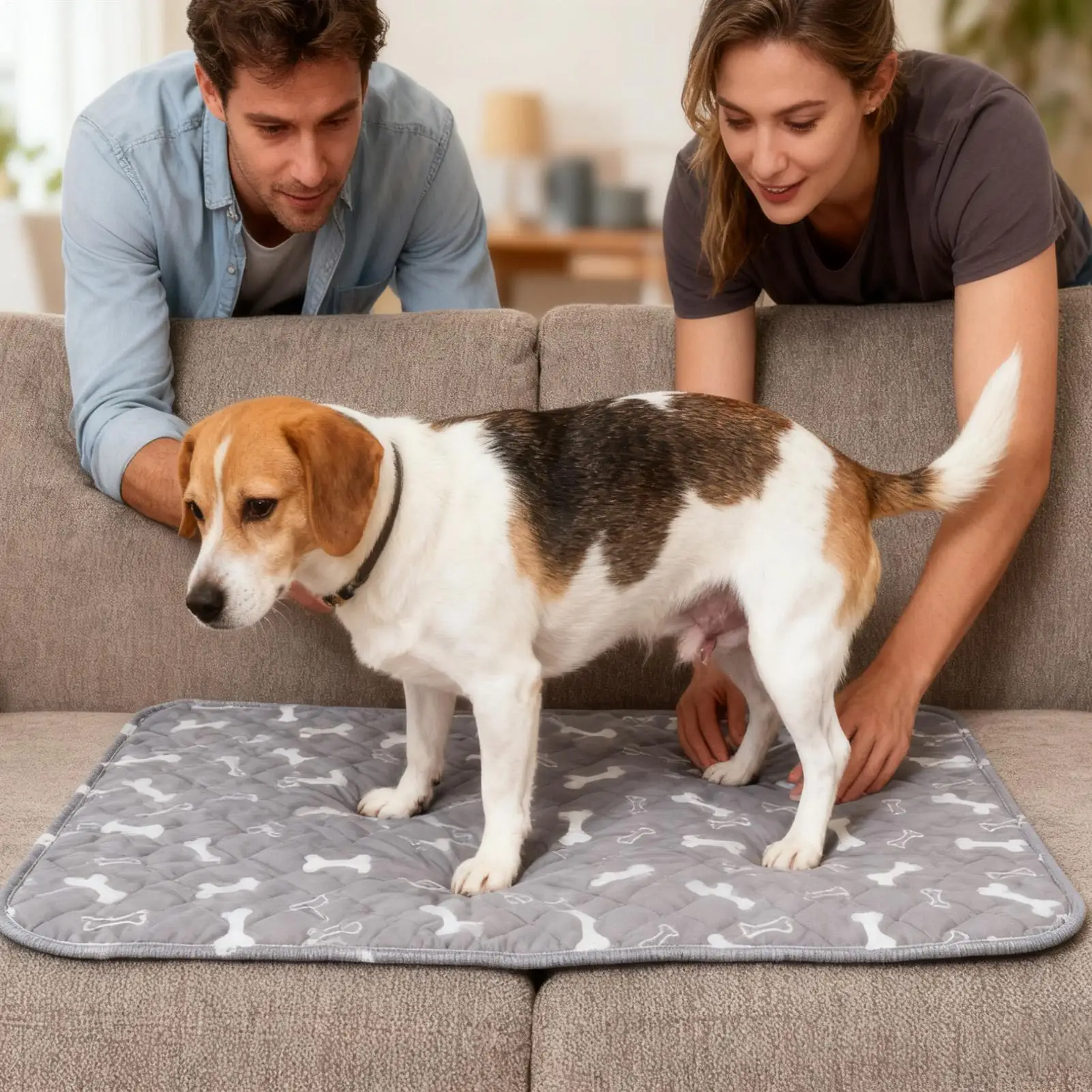 Dog Pee Pads Fast Absorbent Pet Training Mat Leak-Proof Pet Training Pads for Dogs Indoor for Pee Cats Potty Training pee pads - Image 2