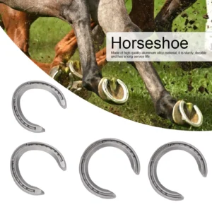 4Pcs Type 4 /Type 5 /Type 6 Aluminium Alloy Horseshoe Kit Horse Riding Tool Equipment Accessories For horseshoe palms