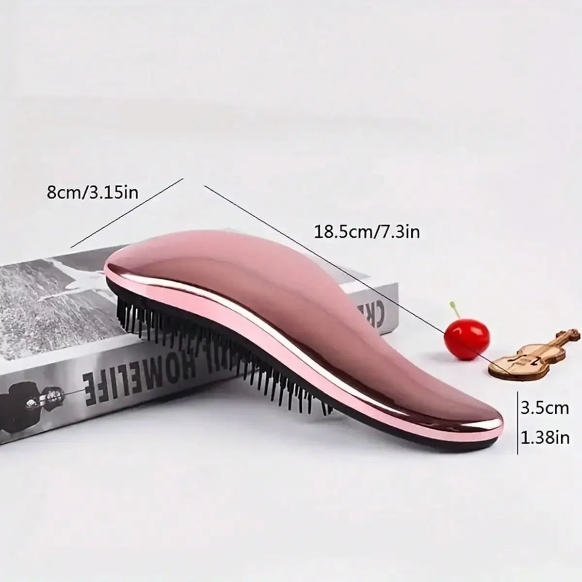 2-In-1 Dog Grooming Comb And Massage Brush Removes Hair And Relaxes Your Pet Perfect For Bath Time Floating Design For Easy Use - Image 2