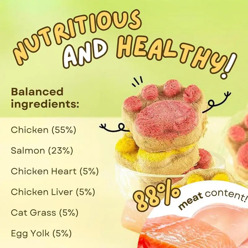 Pet Cat Snacks Freeze-dried Cats Snacks Cat Claw Snacks Cat Dog Universal Snacks Train To Get Rewarded Pet Treats Kitty Food - Image 2