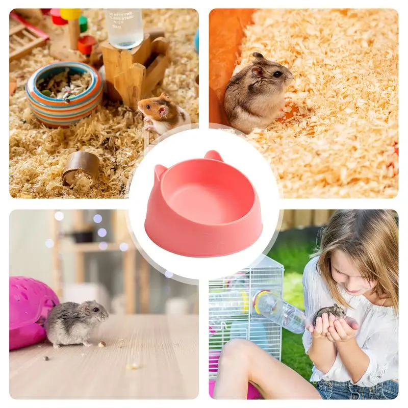 Hamster Feeding Bowl Hamster Food Water Bowl For Rabbit Guinea Pig Small Pets Feeder Dish Pet Food Bowl Supplies - Image 5