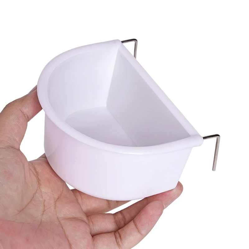 Bird Food Water Bowl Feeding Cup Bird Pigeons Canary Cage Feeder Parrot Pet Aviary Stainless Steel Hooks Drinker Box Container - Image 3