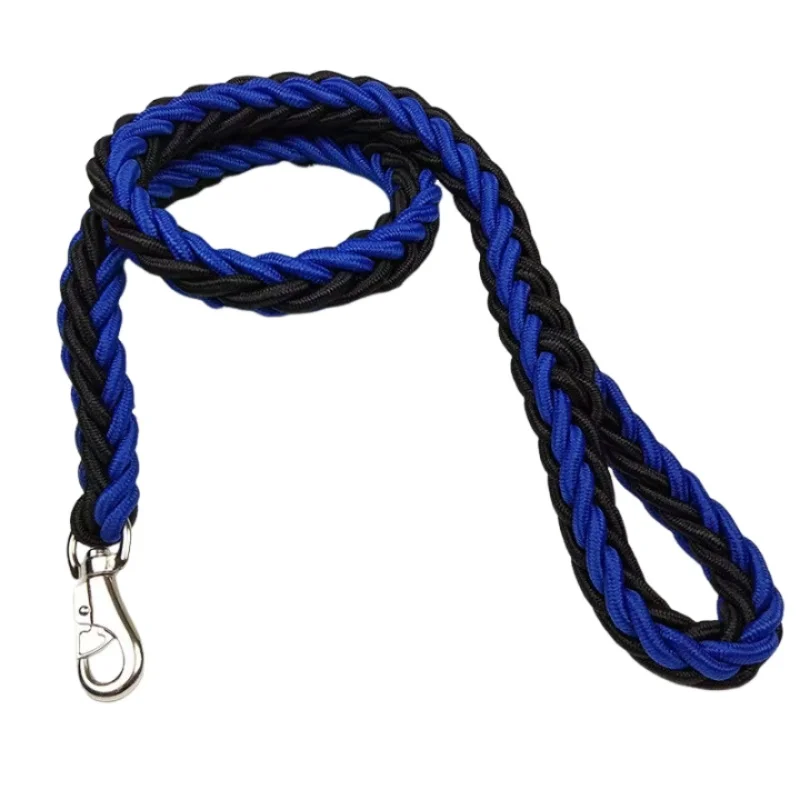 Large Dog Leash Nylon Braided Traction Rope Pet Walking Thick Hand Rope For Bulldog Rottweiler Hound Dogs Accessories - Image 10