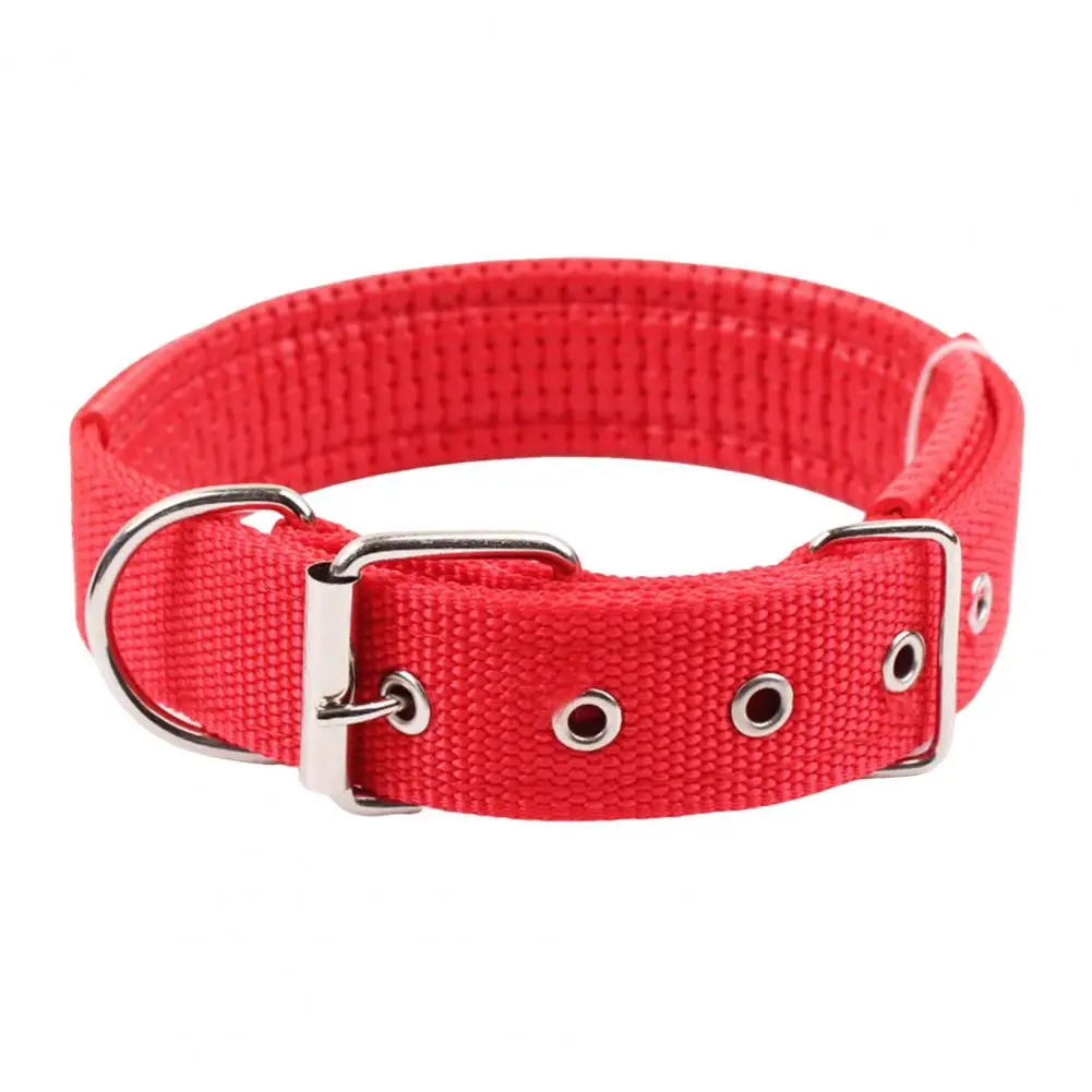 Dog Collars,Nylon,Adjustable Dog Neck Circle,Long-lasting Pet Neck Strap,with Traction Ring,Teddy Keji Pitbull,Pet Supplies - Image 8