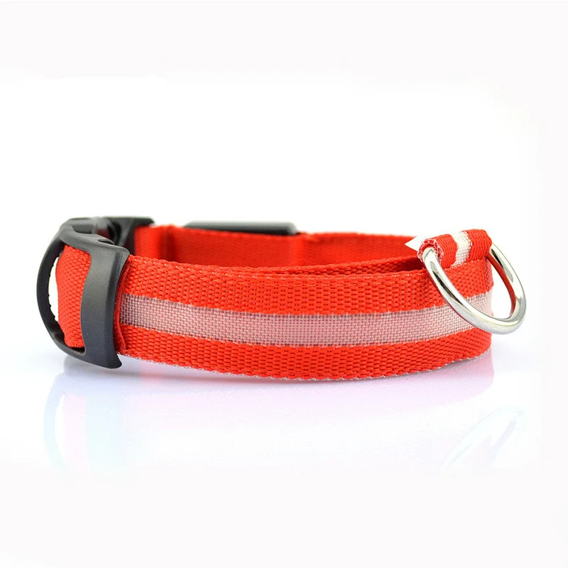 Dog Collar LED Light Electronic Night Safety Anti-Lost Nylon Adjustable Luminous Glowing Collar For Dogs Cats Pet Products Xs-XL - Image 11