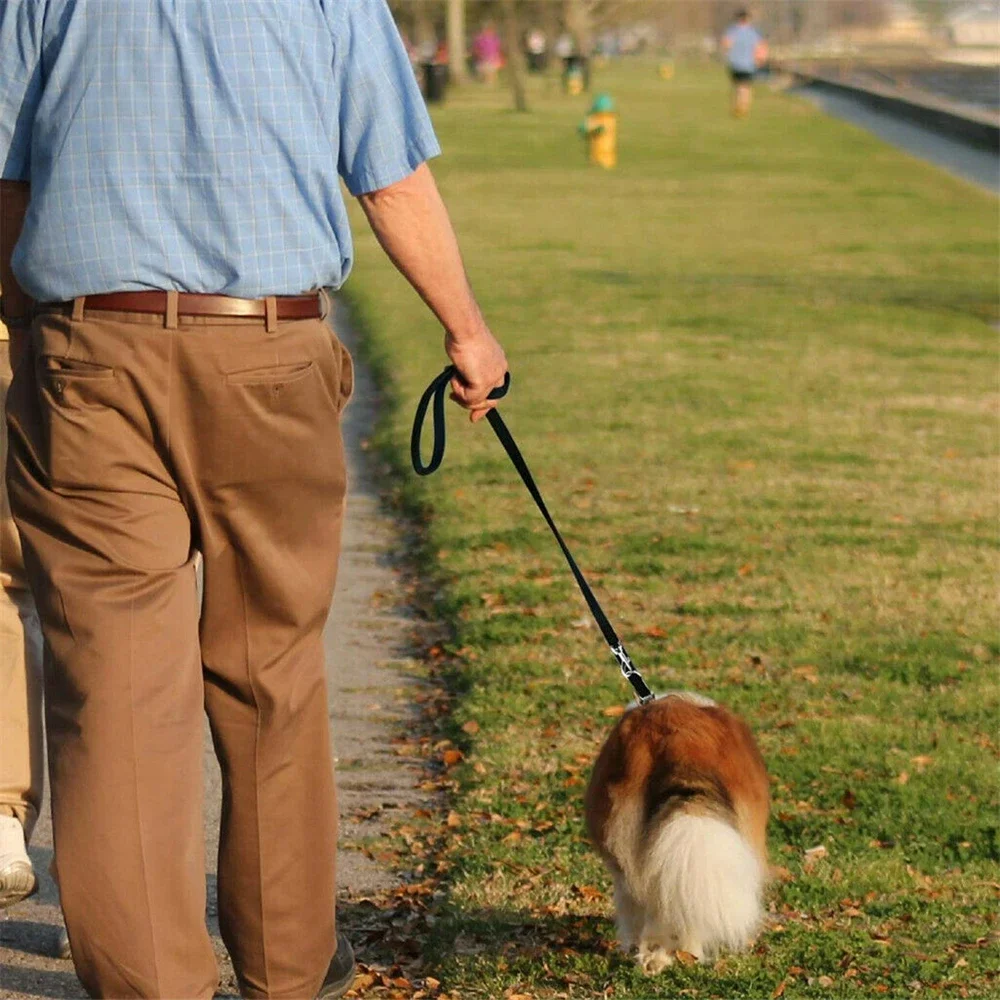 2.5M Outdoor Dog Leashes Dog Chain Control Dog Lead Leash Adjustable Training Double Ended Police Style Safety Pet Dogs Walking - Image 4