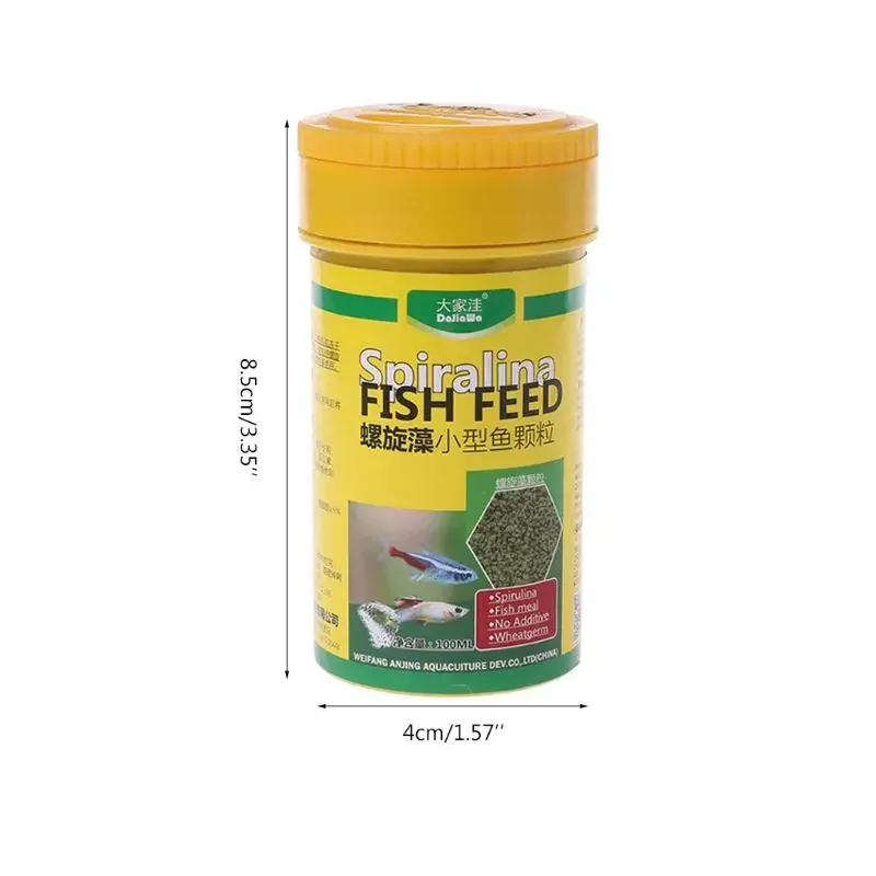 Spirulina Food Tropical Fish Nutrition Food For Aquarium Fish Tank Color Enhanced Feeding Feeder Supplies - Image 5