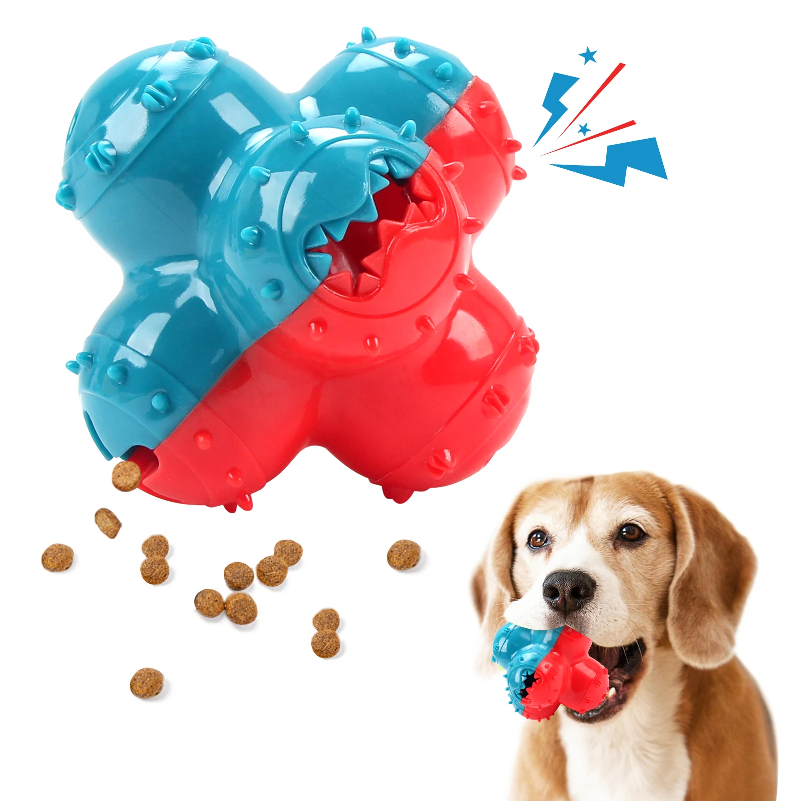 Dog Chewing Toys Dog Grinding Toys Dog Voice Toys Teeth Cleaning Ball Interactive Training Anti Bite Rubber Toys Pet Products - Image 7