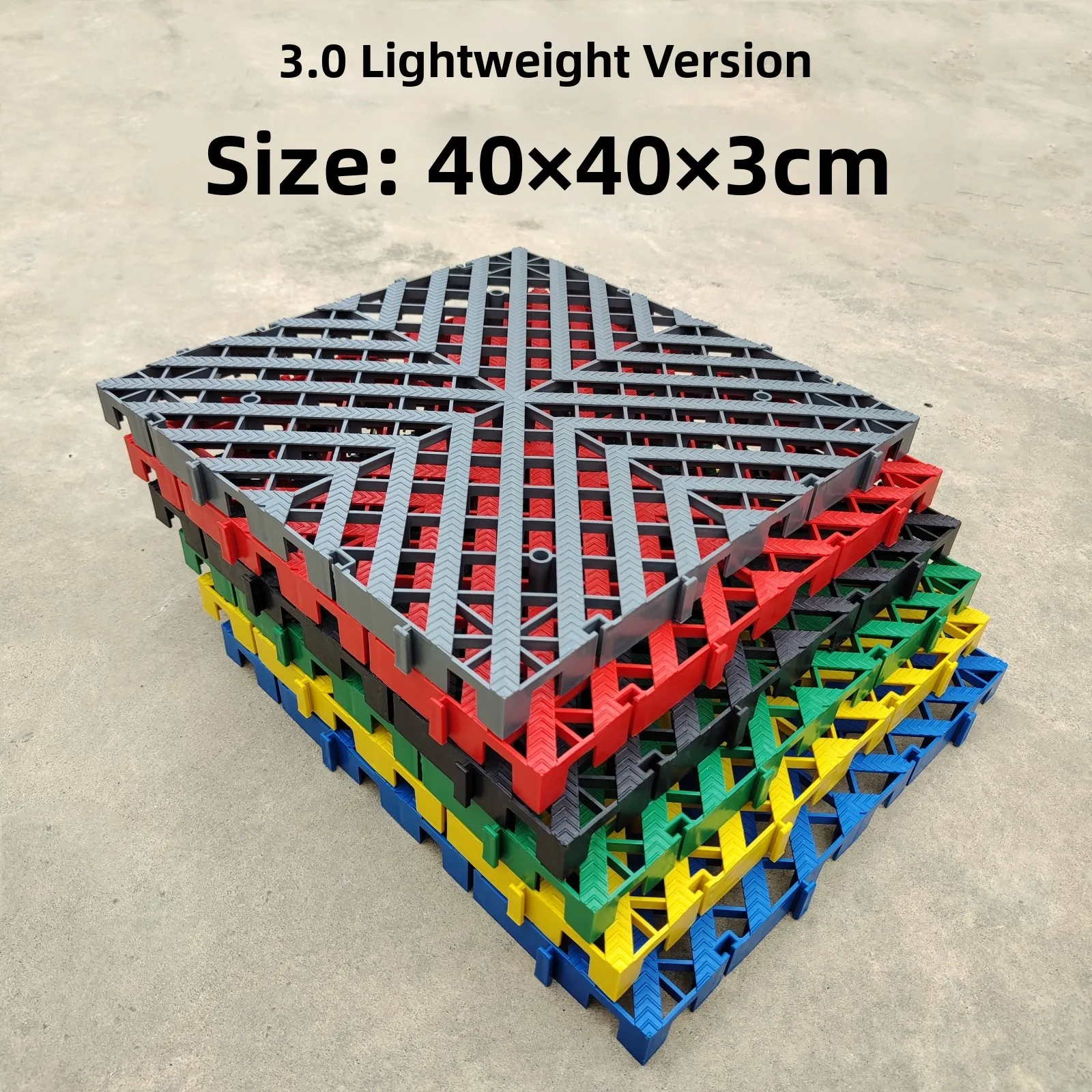 Thiened Plastic id Mat Anti Moisture Platform Carriage Wa Room Non-Slip Interloing Floor Pads Commercial Use Stripe P... - Image 19