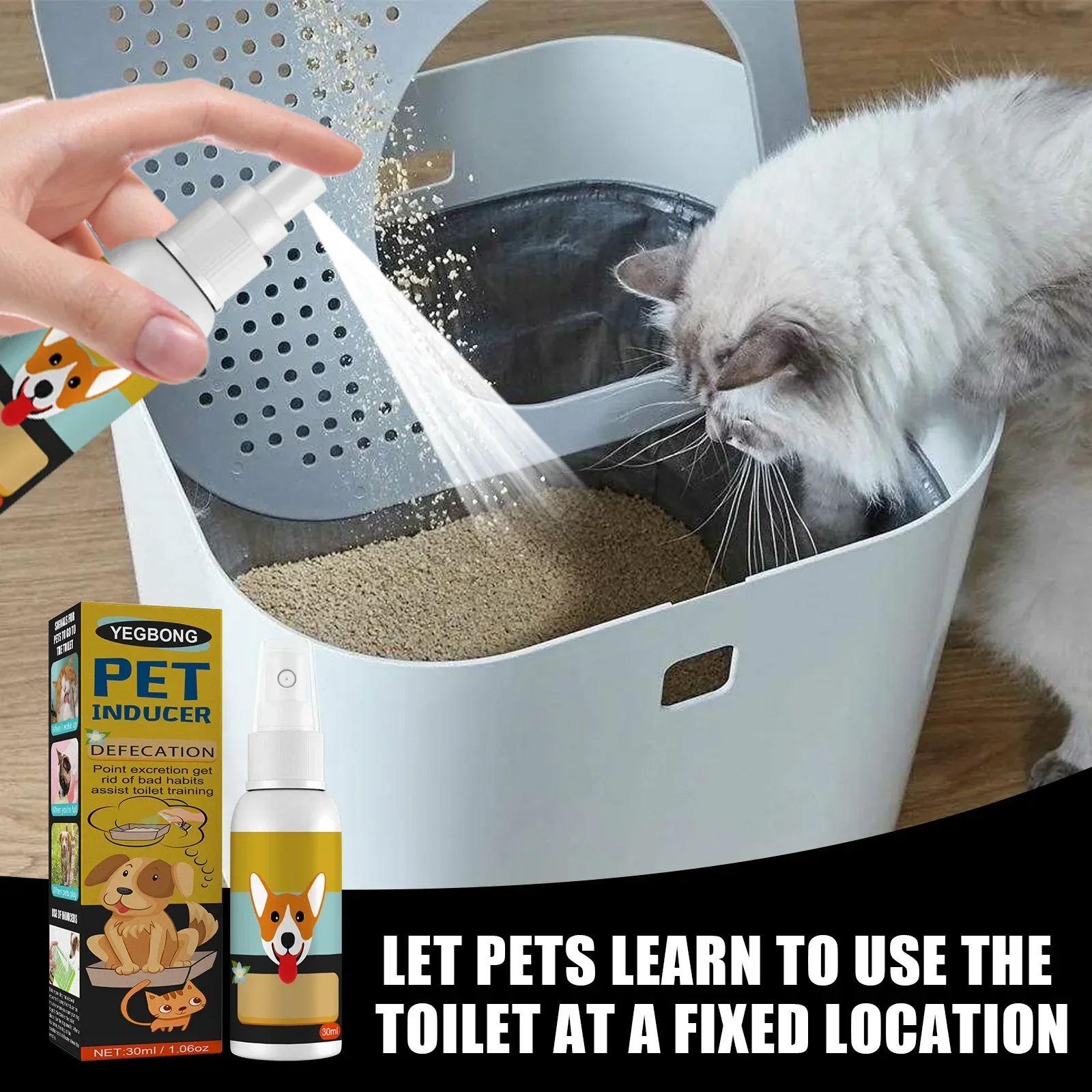 Dog Potty Training Spray Cats Kitten Outdoor Urine Poops Stool Location Helps Puppies Toilet Pet Positioning Defecation Inducer - Image 5