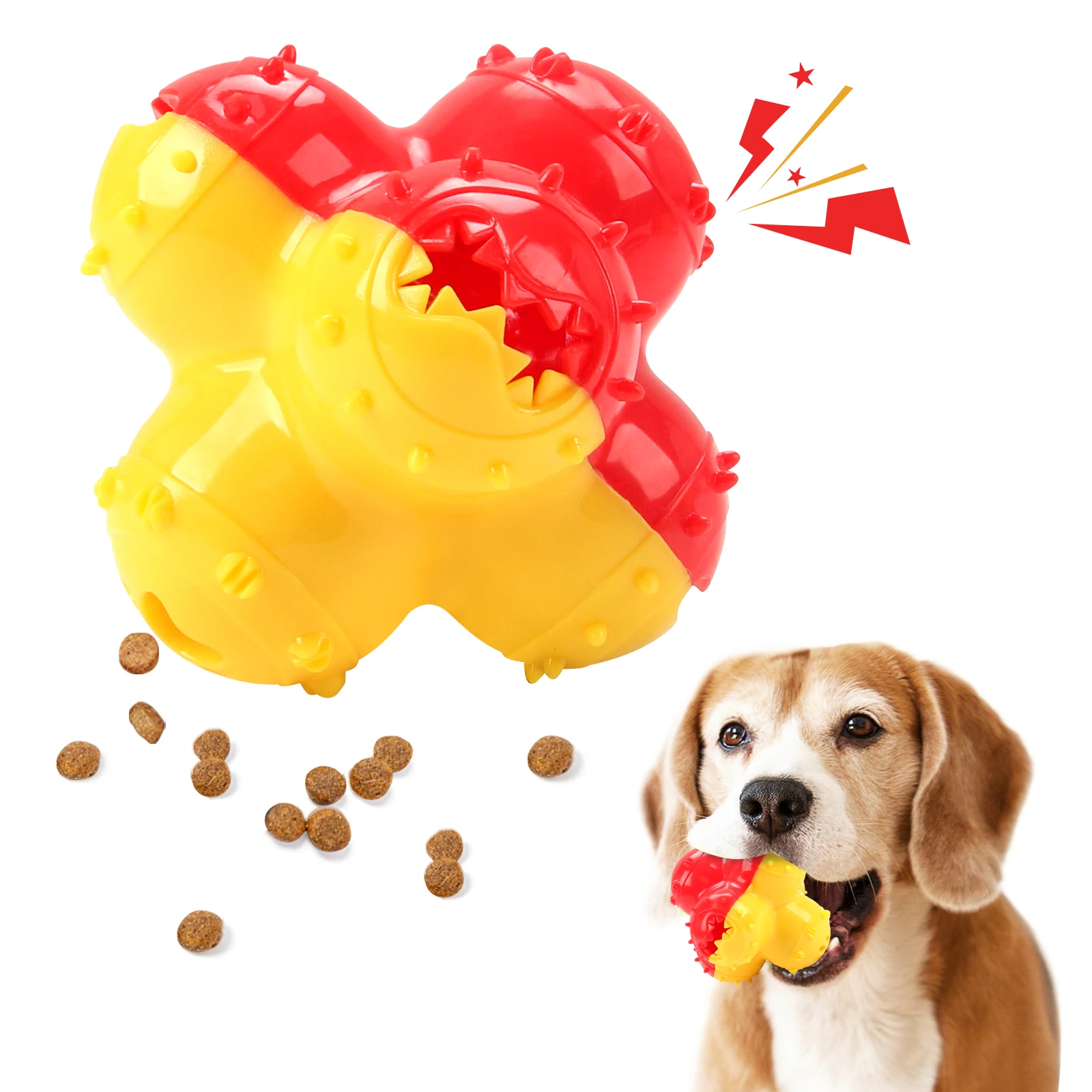 Dog Chewing Toys Dog Grinding Toys Dog Voice Toys Teeth Cleaning Ball Interactive Training Anti Bite Rubber Toys Pet Products - Image 8