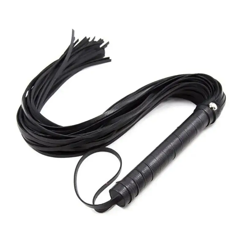 New Horsewhip Riding Sports Equipment Anti Slippery PU Leather Handle Horse Whip Racing Equestrian Tool - Image 3