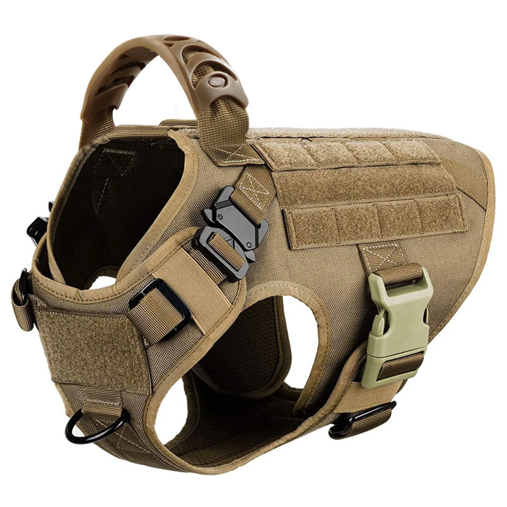 Military Large Dog Harness Training Pet Vest for French Bulldog German Shepherd Malinois Tactical Harnesses For Dogs Accessories - Image 8