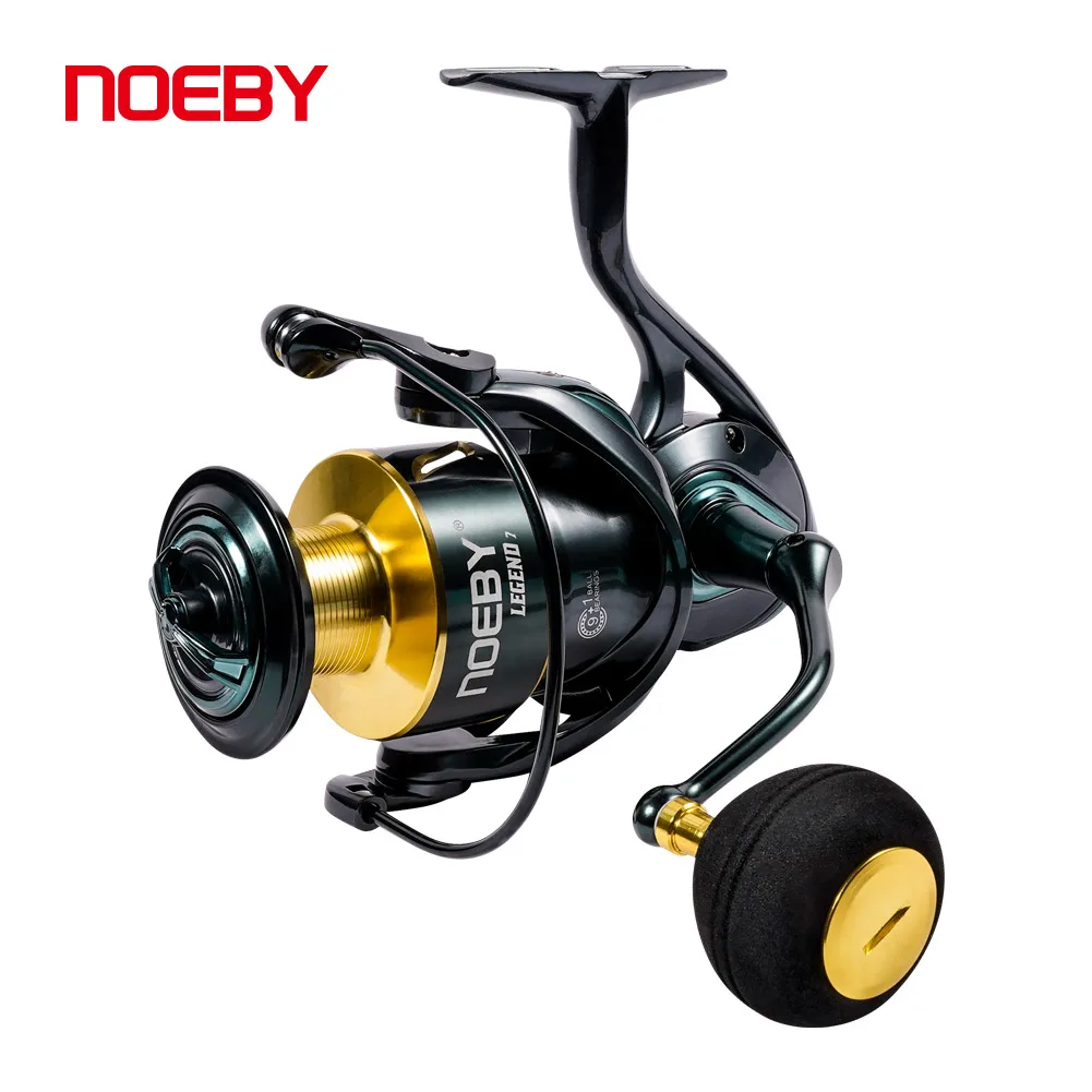 Noeby Spinning Fishing Reel 3000 4000 5000 6000 Max Drag 25kg Long Casting Aluminum Spool 5.2:1 Zinc Alloy Gear Fishing Reels - Image 7