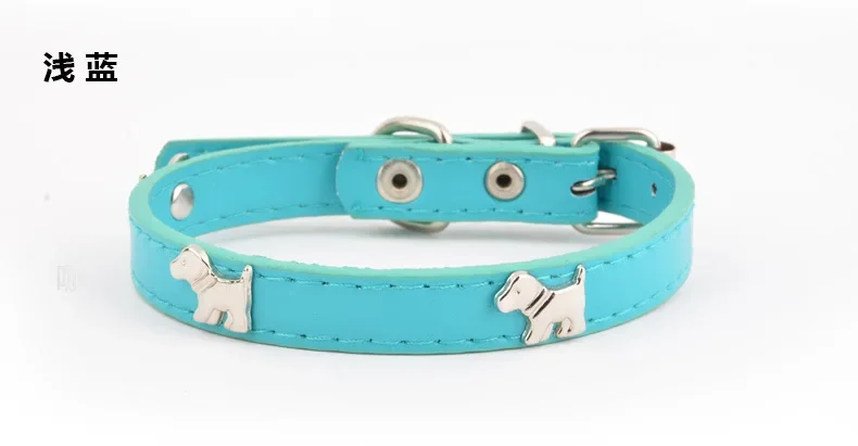 Dog Collars Solid 10 Colors Size Adjustable Suitable for Medium and Small Pets Blue Teddy Red Chihuahua Cat Necklace Puppy Scarf - Image 11