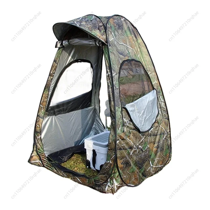 Outdoor Fishing Tent Single Winter Special Winter Double Thickened Sun Protection Portable Windproof Cold Ice Fishing