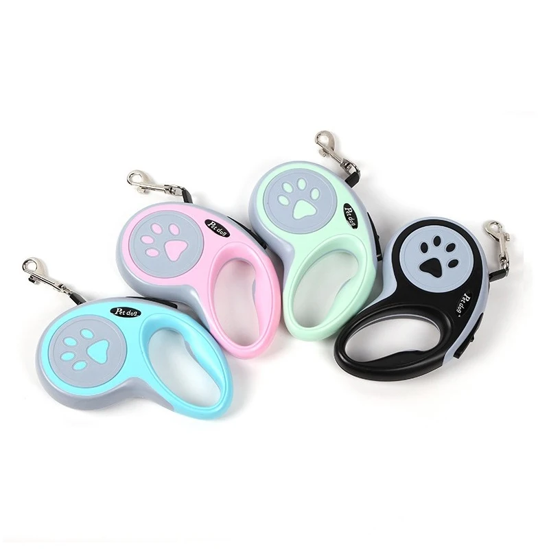 3m 5m Nylon Dog Leash Automatic Retractable Durable Cat Lead Extending Puppy Walking Running Traction Roulette For Small Dogs - Image 2